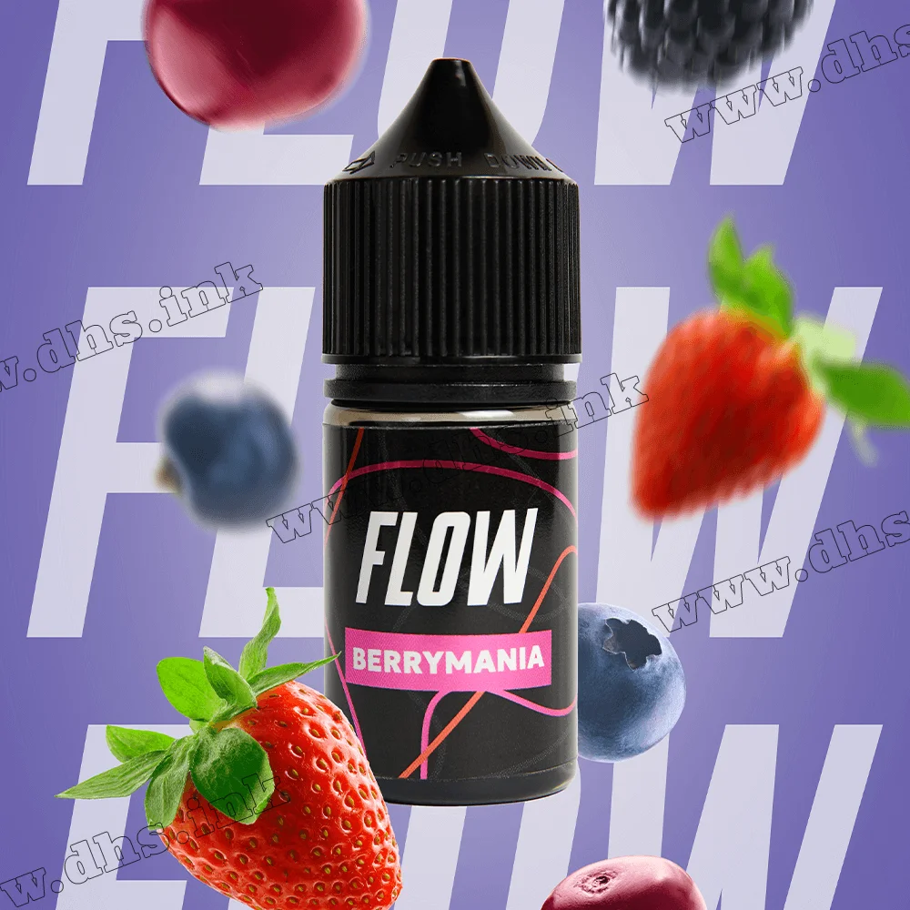 Набір для самозамісу Flow Salt 30 мл (50 мг) - Berrymania (Ягідний Мікс)